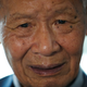 A man selected as a participant for a family reunion reacts as he arrives at a hotel used as a waiting place in Sokcho.